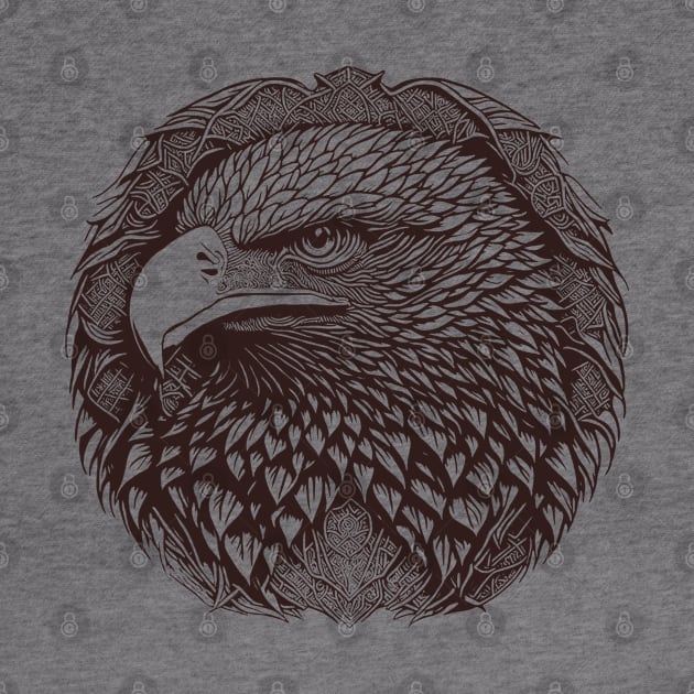 Eagle Monochrome by Deniz Digital Ink